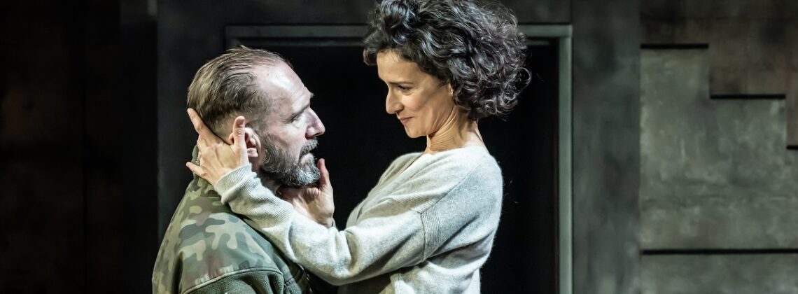 Ralph Fiennes and Indira Varma in Macbeth