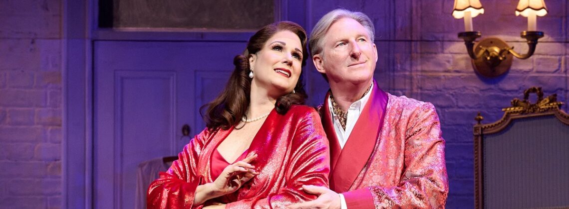 Stephanie J. Block and Adrian Dunbar in Kiss Me, Kate The Musical