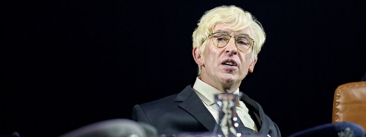 Steve Coogan in NT Live's Dr. Strangelove.