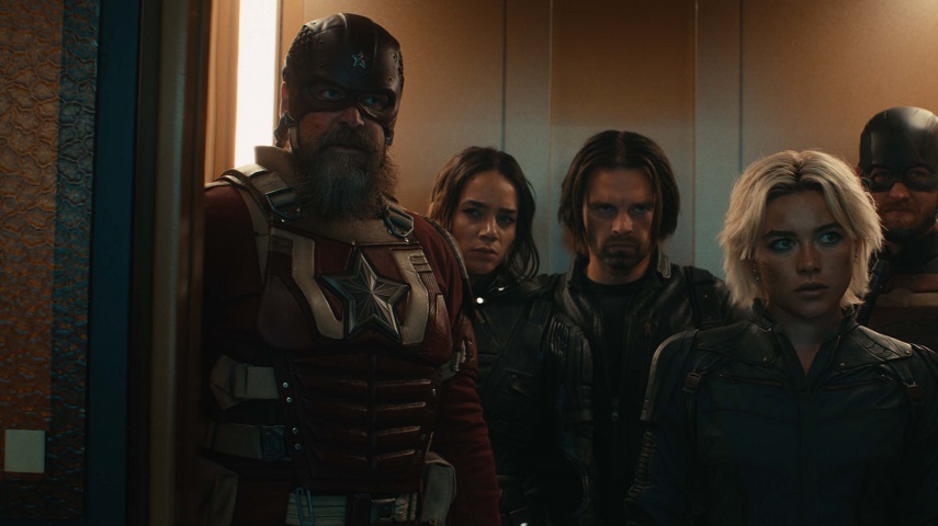Florence Pugh, David Harbour and others in Thunderbolt