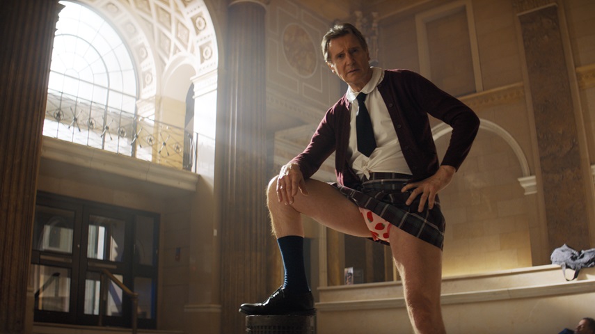 Liam Neeson stars in The Naked Gun