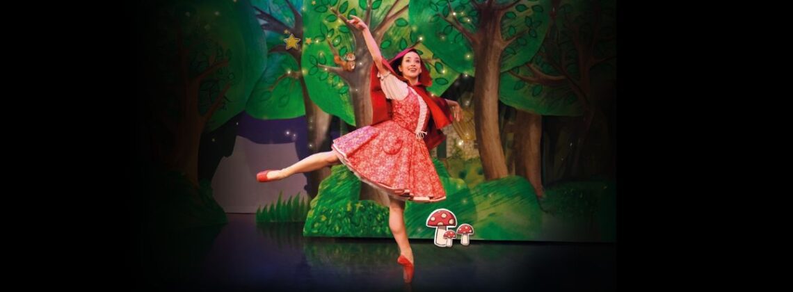 Little Red Riding Hood A dancer performs in Northern Ballet's Little Red Riding Hood