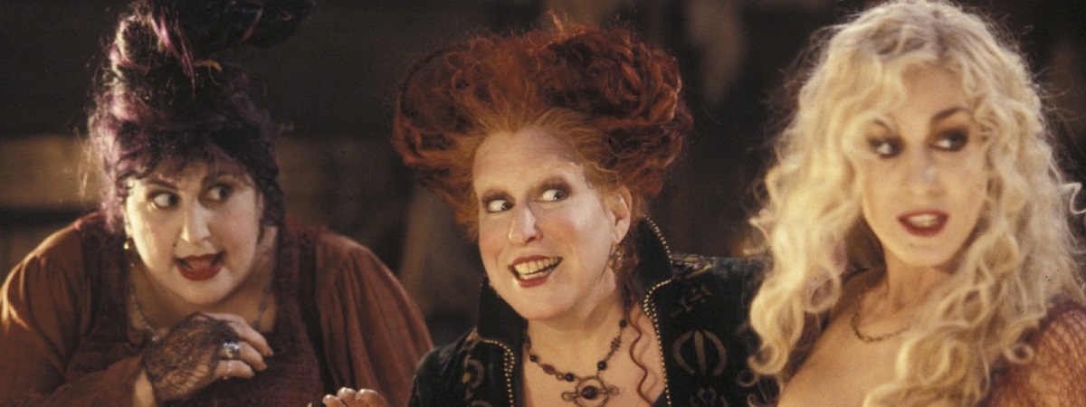 Bette Midler, Sarah Jessica Parker, and Kathy Najimy in Hocus Pocus