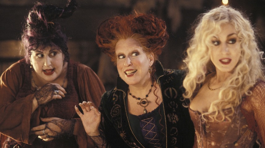 Bette Midler, Sarah Jessica Parker, and Kathy Najimy in Hocus Pocus