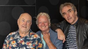 Bob Fox, Billy Mitchell and Jez Lowe of The Pitmen Poets