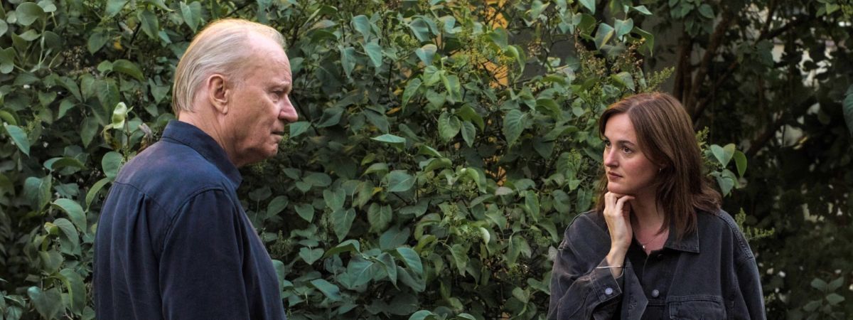 Renate Reinsve and Stellan Skarsgård in Sentimental Value