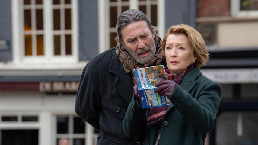 Lesley Manville and Ciaran Hinds in Midwinter Break