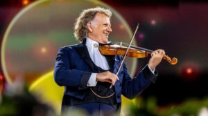 André Rieu in a promotional still from his cinema event, André Rieu’s 2026 Summer Concert Viva Maastricht.