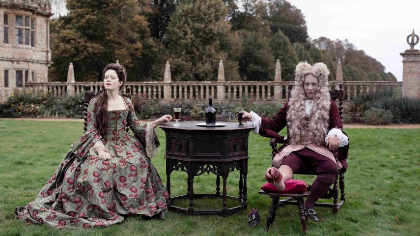 Clare Foy and Richard E Grant in Savage House
