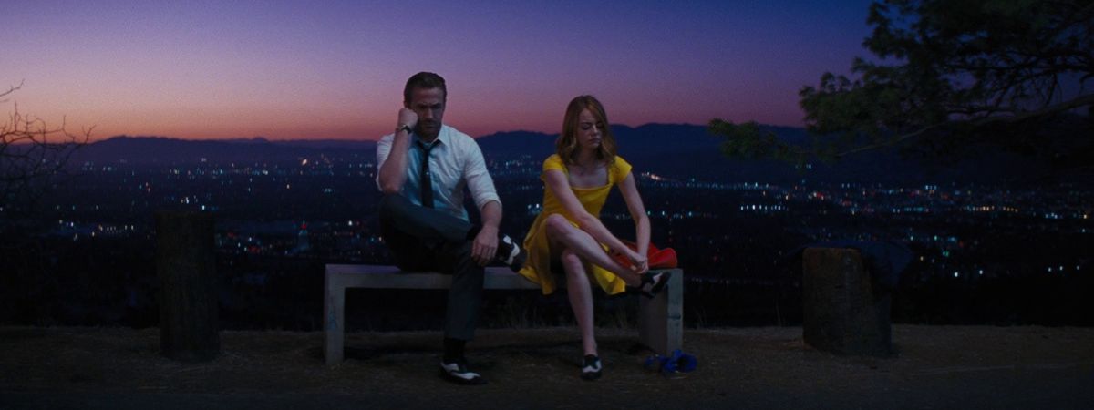 Ryan Gosling and Emma Stone in La La Land