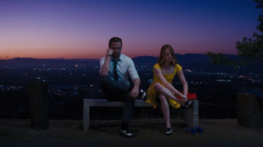 Ryan Gosling and Emma Stone in La La Land