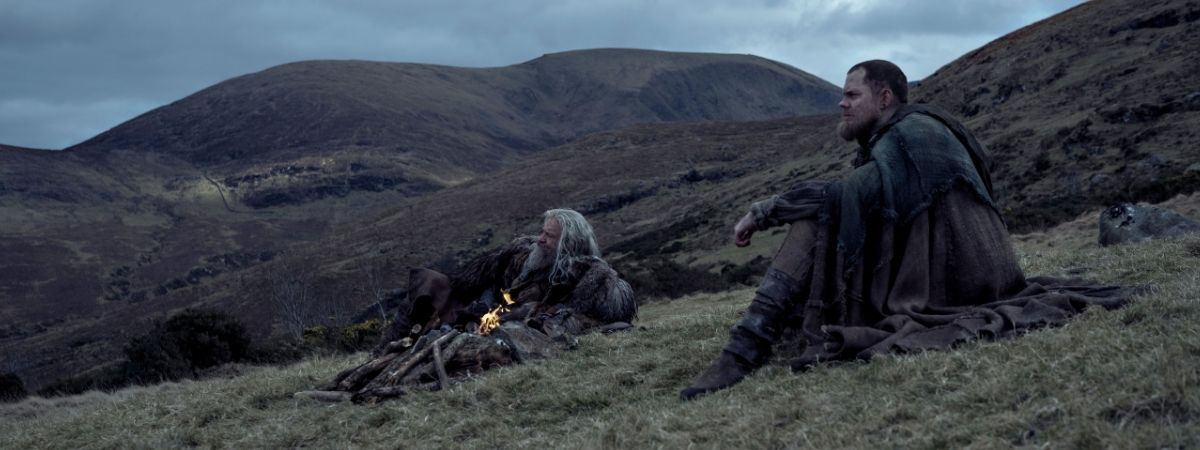 Hugh Jackman and Bill Skarsgård in The Death of Robin Hood