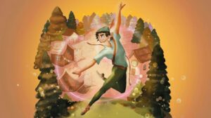 An illustration promoting North Ballet's Robin Hood.